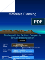 Materials Planning - Forecasting