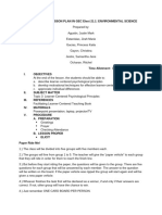 Semi - Detailed Lesson Plan in Gec Elect 21.1: Environmental Science