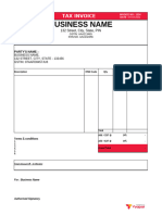 Invoice Format in Excel 03