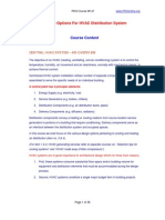 M147 Design Options For HVAC Distribution System