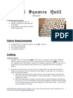 Royal Squares Quilt Pattern