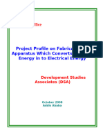 Fabrication of Apparatus Which Converts Sunlight Energy in T