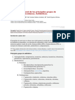 Clasificacion Grupos de Fármacos Antibioticos