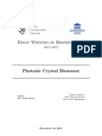 Essay Writing in Biophotonics: December 24, 2011