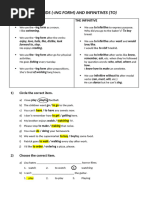 Gerunds and Infinitives - 95557