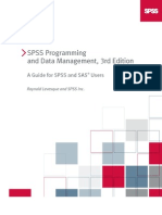 SPSS Programming Data MGMT