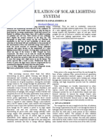 Design & Simulation of Solar Lighting System: Dinesh.V.R.Gopal Krishna. M