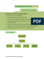 CA INTER - ECONOMICS FOR FINANCE - Chapter 1 Unit II Market Failure