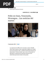 Polio en Gaza, Venezuela, Nicaragua... Las Noticias Del Martes - Noticias ONU