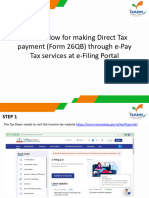 Process Flow For Filing of Form 26QB