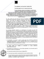 Acta de Otorgamiento de Buena Pro para La Segunda Defensa Del Ministro