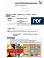 Actividad de Aprendizaje de Matematicas