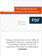 Chapter 3 The Childbearing and Childrearing Family in The Community