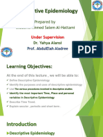 Descriptive Epidemiology 80 by Ahmed Finalll Sumaraiz11