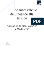 Problema A Resolver Sobre Cálculo de Líneas y Potencia Eléctrica