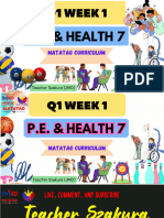 Pe&Health 7.quarter 1.week 1 Matatag Curriculum