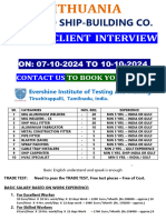 Lithuania - Welders-Fitters-Hvac Techn - Direct Client Interview On - 07.10.2024 & 10.10.2024