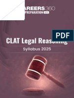 CLAT Legal Reasoning Syllabus 2025