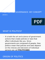 Politics and Governance