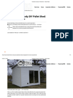 Functional & Sturdy DIY Pallet Shed - 11-Step Process