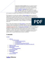 La Dirección Estratégica para Los Servicios de Salud Incluye Un Conjunto de Planes Conceptuales