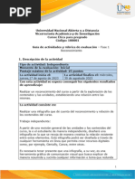 Guía de Actividades y Rúbrica de Evaluación - Unidad 1 - Fase 1 - Reconocimiento