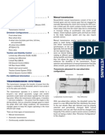 Drivetrains: - . - . - . - . - . - . - . - . - . - . 1 Manual Transmissions