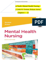 Test Bank For Neeb's Mental Health Nursing 6th Edition by Linda M. Gorman, Robynn Anwar Chapters 1 - 22