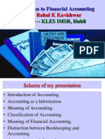 Prof. Rahul K Kavishwar: Introduction To Financial Accounting