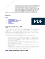 Financial Exclusion: Financial Inclusion or Inclusive Financing Is The Delivery of Financial Services at Affordable Costs