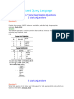 Structured Query Language