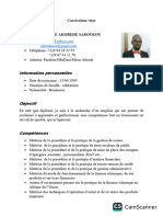 CV ALASSANE Akorédé Saroukou