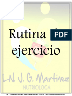 Rutina de Ejercicio