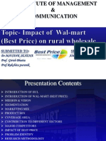 Presentation On HUL Wal-Mart