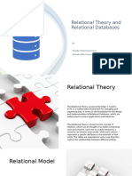 Relational Theory and Relational Databases