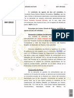 Arresto Militar - Suspensión de Oficio