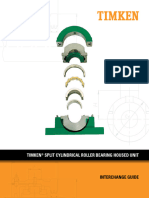 Split Cylindrical Roller Bearing HU Interchange Guide