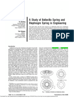 A Study of Belleville Spring and Diaphragm Spring in Engineering