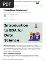 What Is EDA in Data Science - Everything About Exploratory Data - by Aman Kharwal - Medium