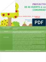 De Mi Huerto A La Comunidad: Proyecto