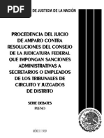 Procedencia Del Juicio de Amparo