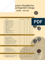 Collectors Checklist For Roman Imperial Coinage