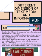 Lesson 10 Text Media and Information