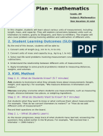 Lesson Plan 1 Math Grade 4