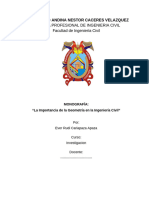 Monografia Importancia de La Geometria en La Ingenieria Civil