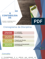 1° Aula - Contabilidade Básicas 