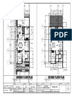 Ground Floor Plan Second Floor Plan: A B A B D D