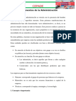 Fundamentos de La Administración