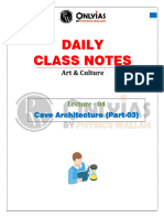 Art & Culture 04 - Daily Class Notes