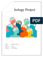 Rishita Kedia Psychology Project File